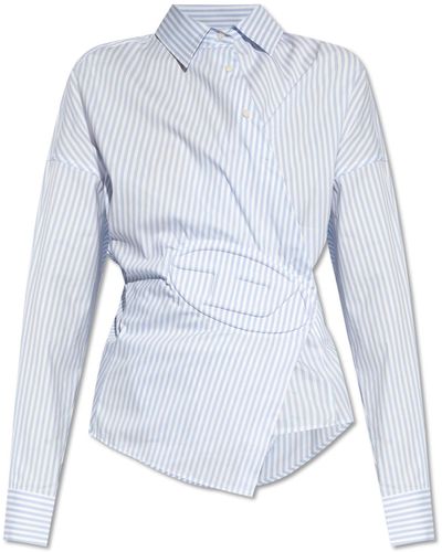 DIESEL 'c-siz-n2' Striped Shirt, - Blue