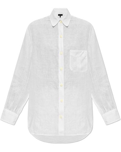 Rag & Bone Linen Shirt 'maxine', - White