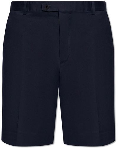 Brioni Cotton Shorts, - Blue