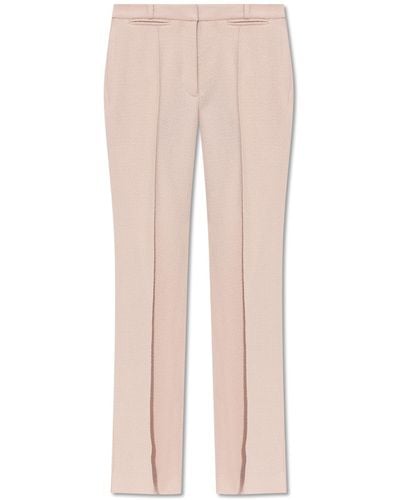 The Mannei 'sewan' Pleat-front Trousers, - Natural