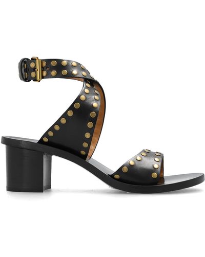 Isabel Marant 'jillin' Heeled Sandals, - Black
