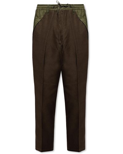 Emporio Armani ‘Sustainable’ Collection Trousers, ' - Green