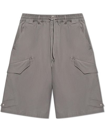 Y-3 Cargo Shorts, - Grey