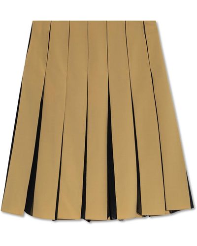 Marni Pleated Skirt - Natural
