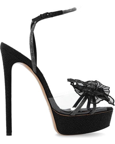 Casadei ‘Flora Belle Epoque’ Platform Sandals - Black