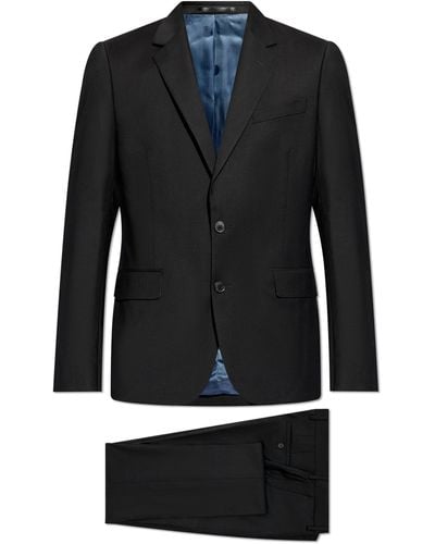 Paul Smith Wool Suit, - Black