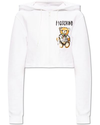 Moschino Hoodie, - White