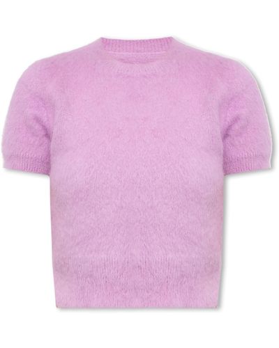 Maison Margiela Top With Short Sleeves - Pink