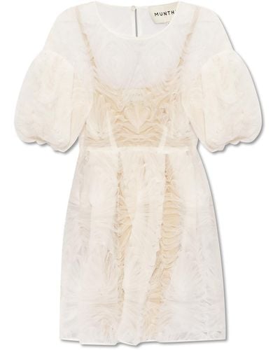 Munthe Tulle Dress 'kubic', - White