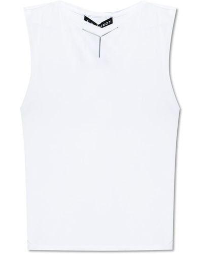 Y. Project Sleeveless Top, - White