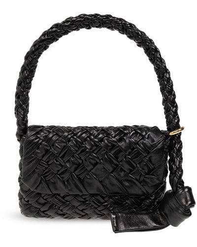 Bottega Veneta ‘Citta’ Shoulder Bag - Black