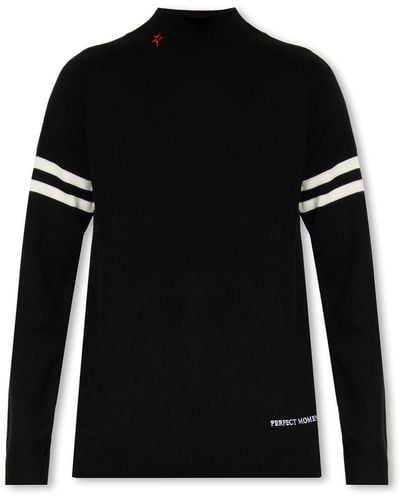 Perfect Moment Wool Turtleneck Sweater - Black