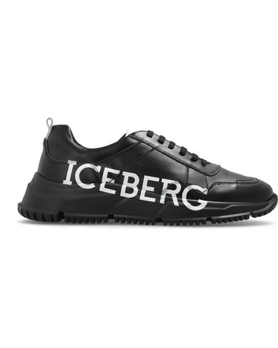 Iceberg Sneakers With Logo - Black