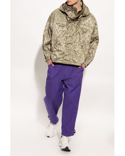 Emporio Armani Loose-fitting Pants - Purple