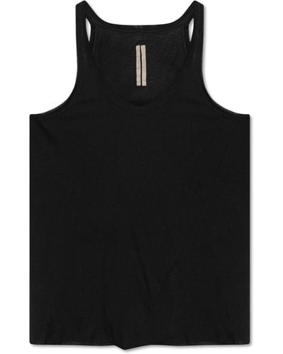 Rick Owens Sleeveless T-Shirt 'Fog' - Black