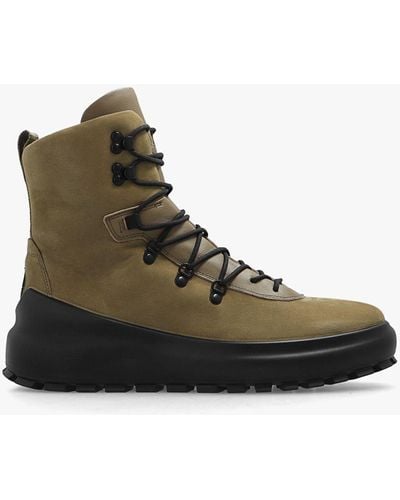 Stone Island Boots With Logo - Brown