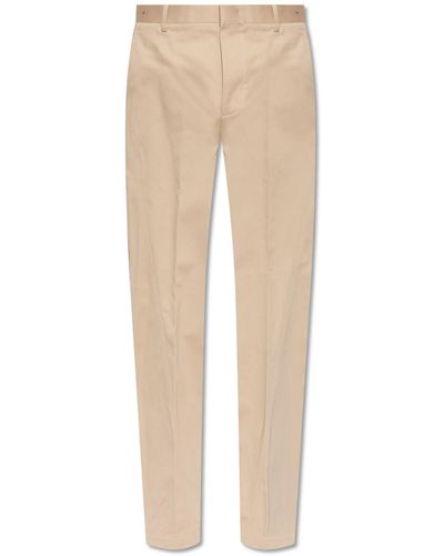 Lanvin Straight Concealed Trousers - Natural