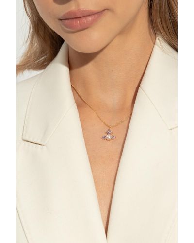 Vivienne Westwood Logo Necklace - Natural