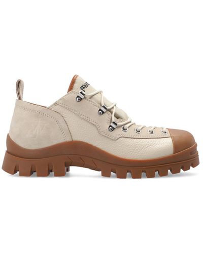 JW Anderson Trainers With Logo - Natural