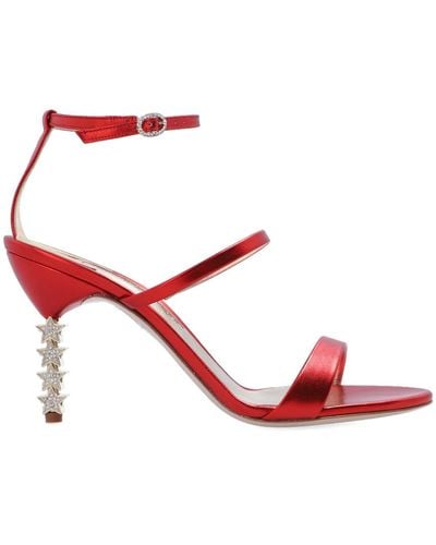 Sophia Webster 'rosalind' Heeled Sandals - Red