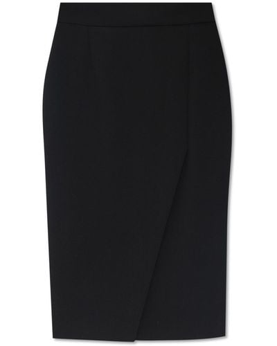 Moschino Pencil Skirt, - Black