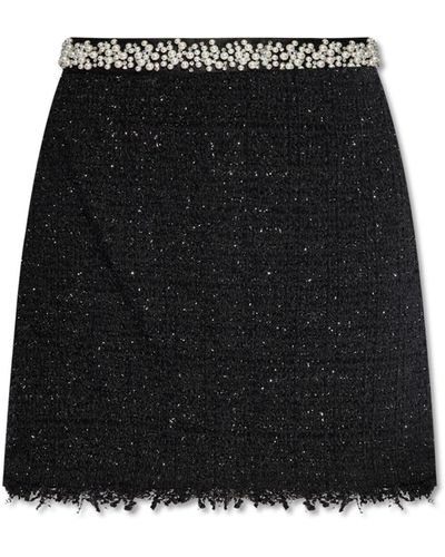 Kate Spade Tweed Skirt - Black