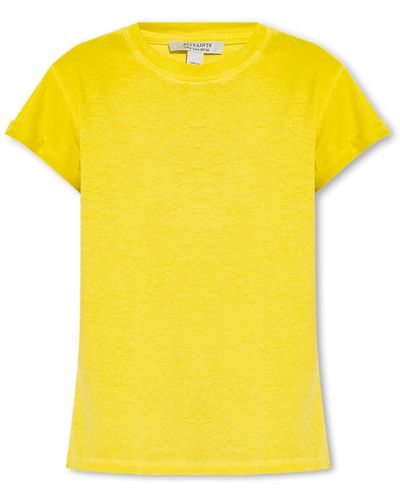 AllSaints ‘Anna’ T-Shirt - Yellow