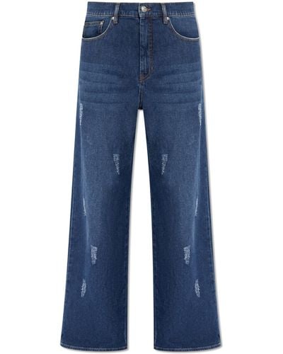 Munthe 'myrtle' Wide Jeans, - Blue