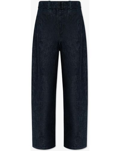 Lemaire High-waisted Jeans, - Blue