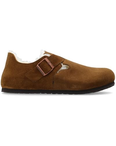 Birkenstock Suede Shoes `london`, - Brown