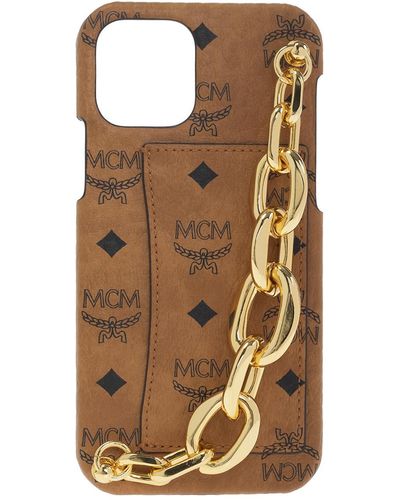 MCM Iphone 12/12 Pro Case - Brown