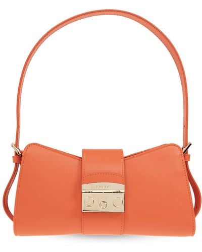 Furla 'metropolis Small' Shoulder Bag, - Orange