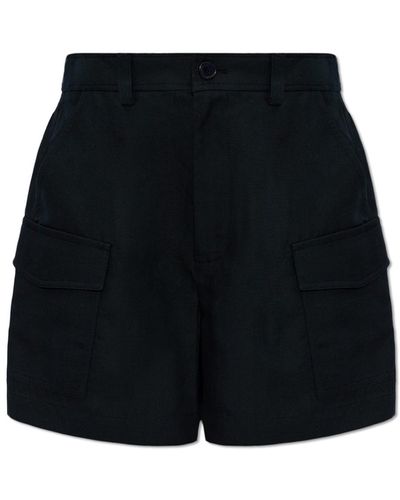 Woolrich High-Waisted Shorts - Black