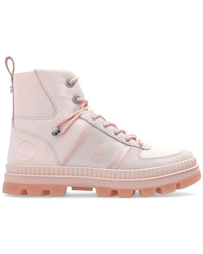 Jimmy Choo ‘Normandy’ High-Top Trainers - Pink