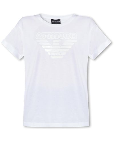 Emporio Armani T-shirt With Logo - White