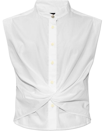 Rag & Bone Sleeveless Shirt 'louisa', - White