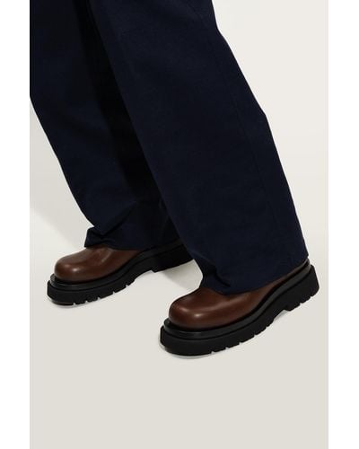 Bottega Veneta ‘Lug’ Ankle Boots - Brown