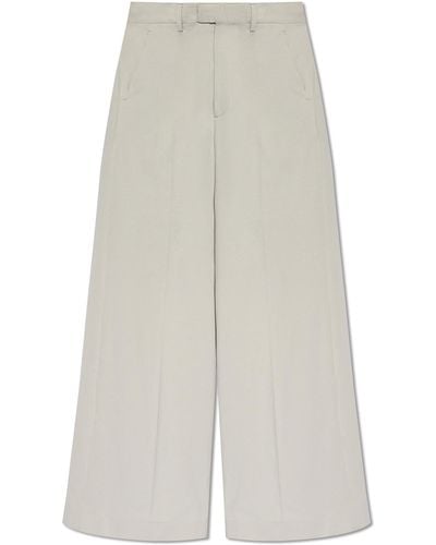 Vetements Oversize Pleat-front Trousers, - White