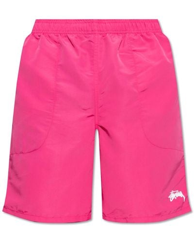 Stussy Swimming Shorts - Pink