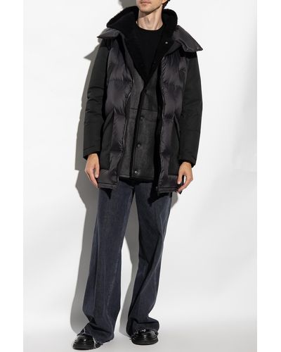 Yves Salomon Down Jacket - Black