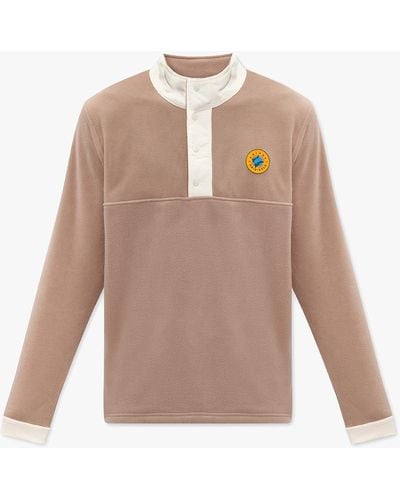 adidas Originals Sweatshirt With Patch - Natural