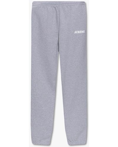 Jacquemus Joggers With Logo - Grey