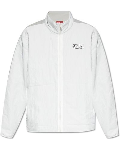 DIESEL ‘S-Berto-Zip’ Sweatshirt - White