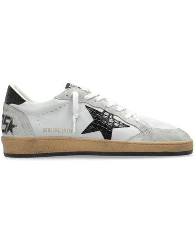 Golden Goose 'ball Star' Trainers, - White