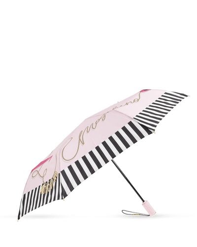 Moschino Umbrella With Logo, - White
