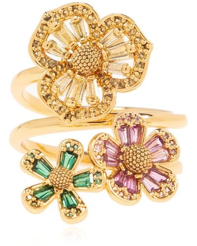 Kate Spade 'fleurette' Collection Ring, - Metallic