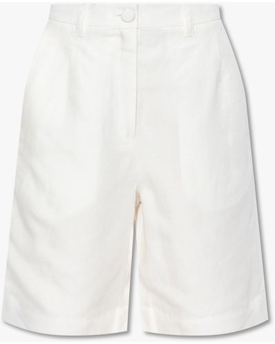AllSaints ‘Petra’ High-Waisted Shorts - White