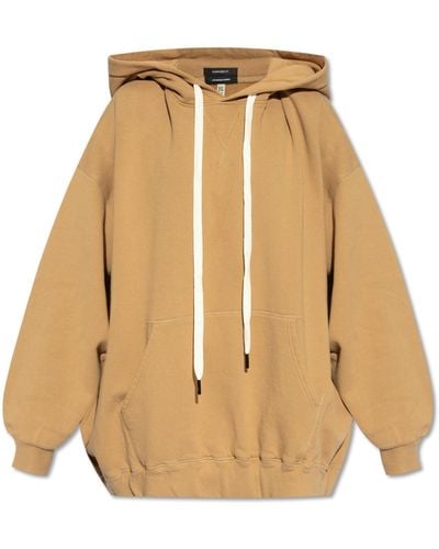 R13 Oversize Hoodie, - Natural