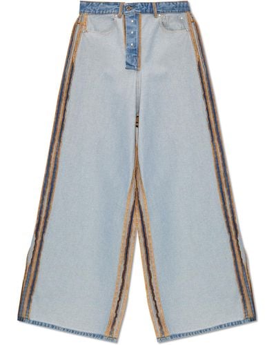 Vetements Jeans With Inside-out Effect, - Blue