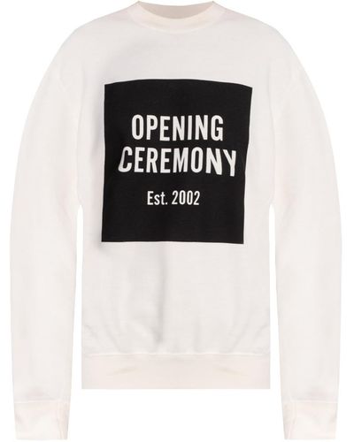Opening Ceremony Sweatshirt With Logo - White